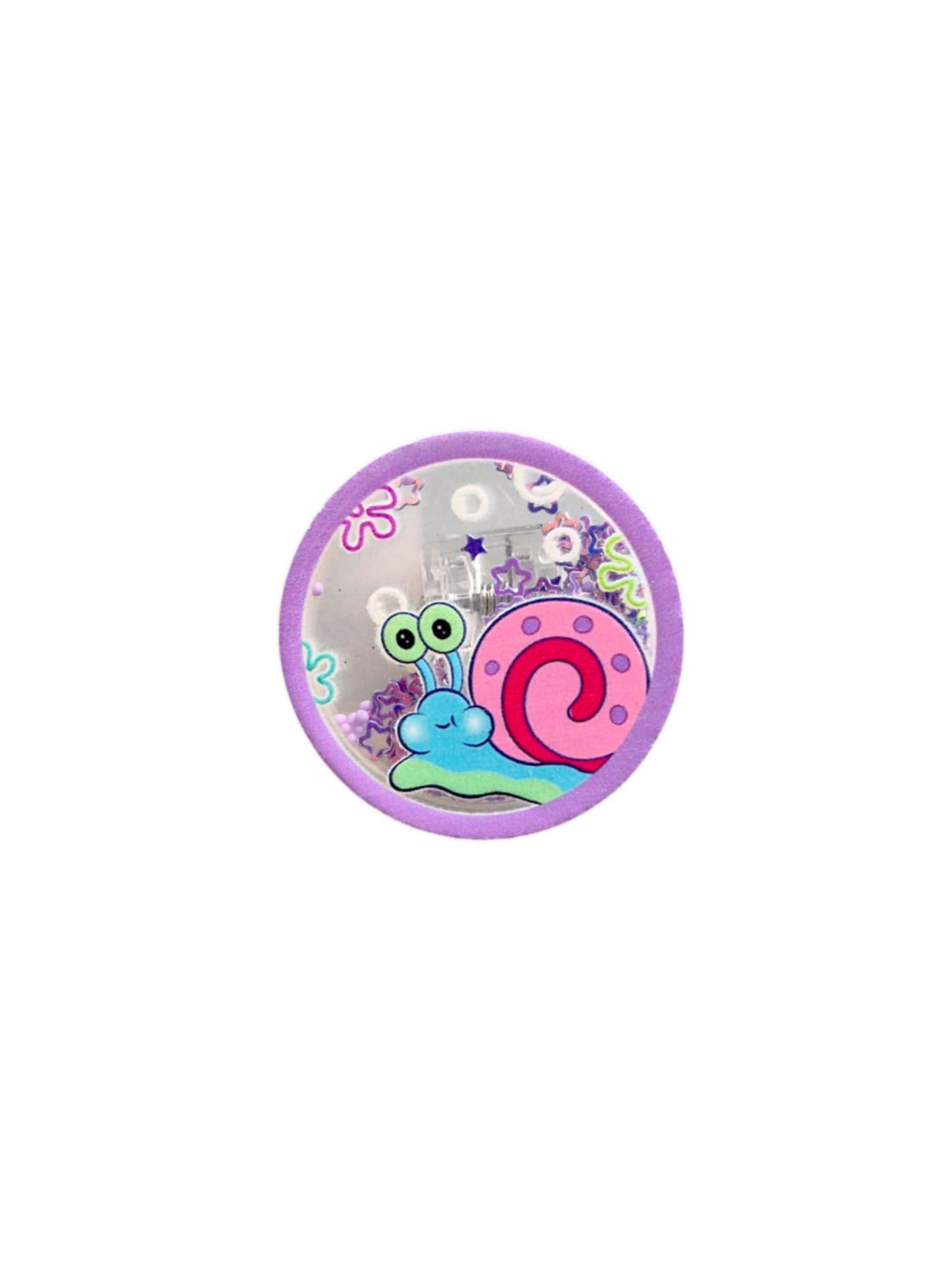 Cute character shaker acrylic clip