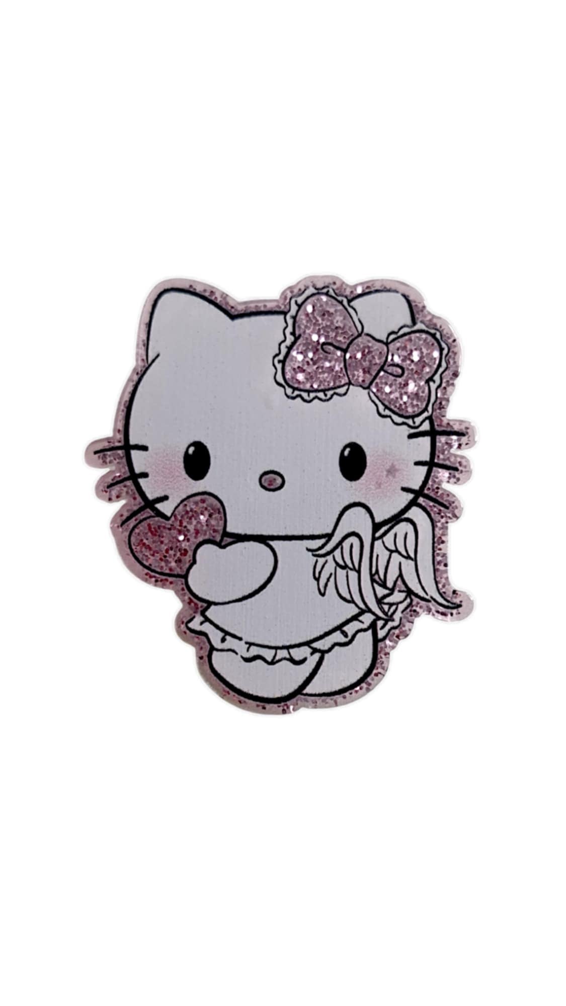 Kitty angel acrylic clip