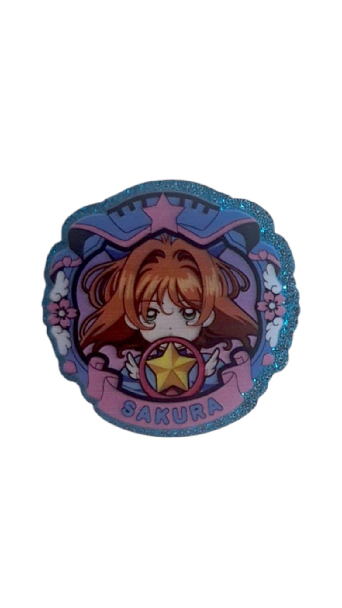 Jolie fille animée pop socket
