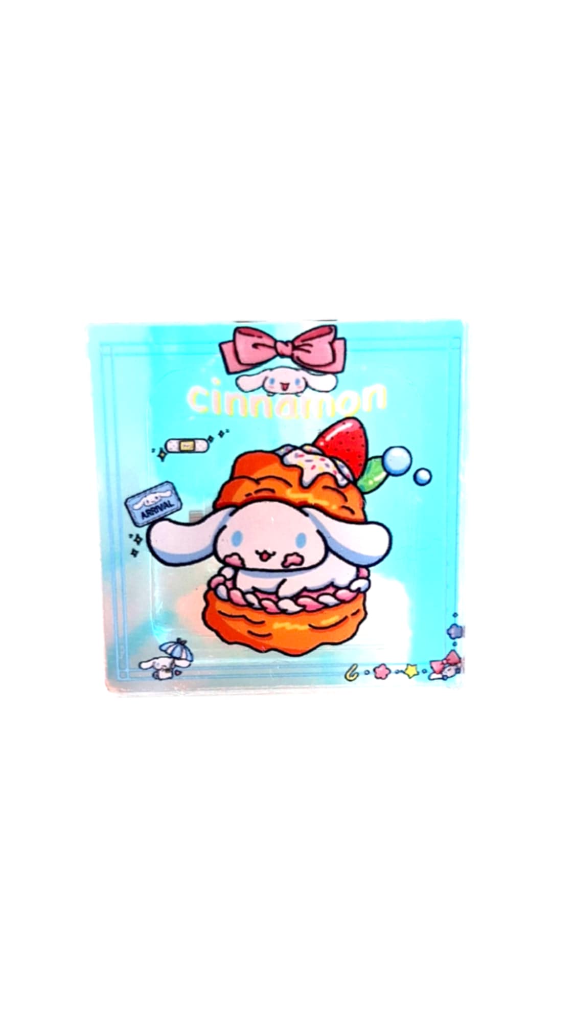 Cute white character clip