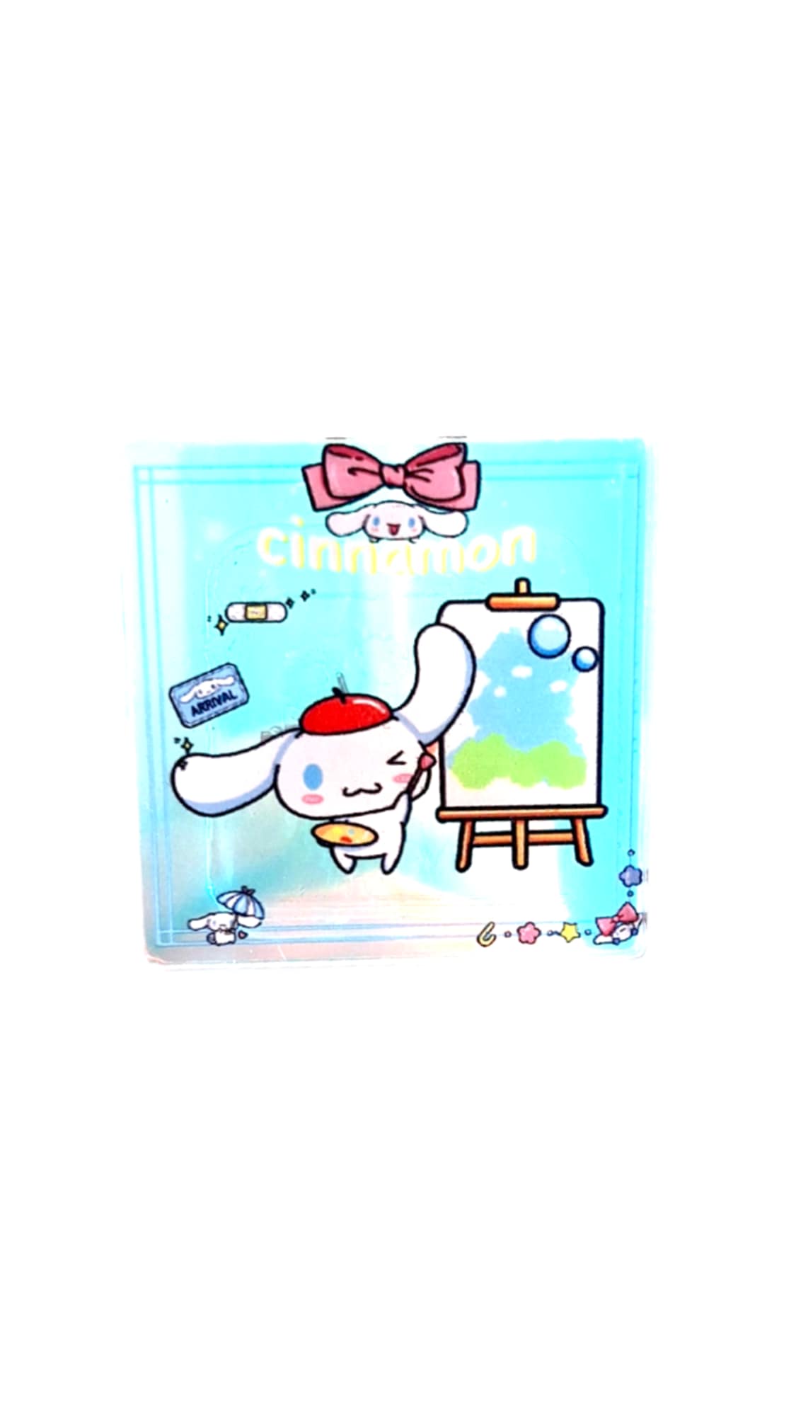 Cute painter character clip