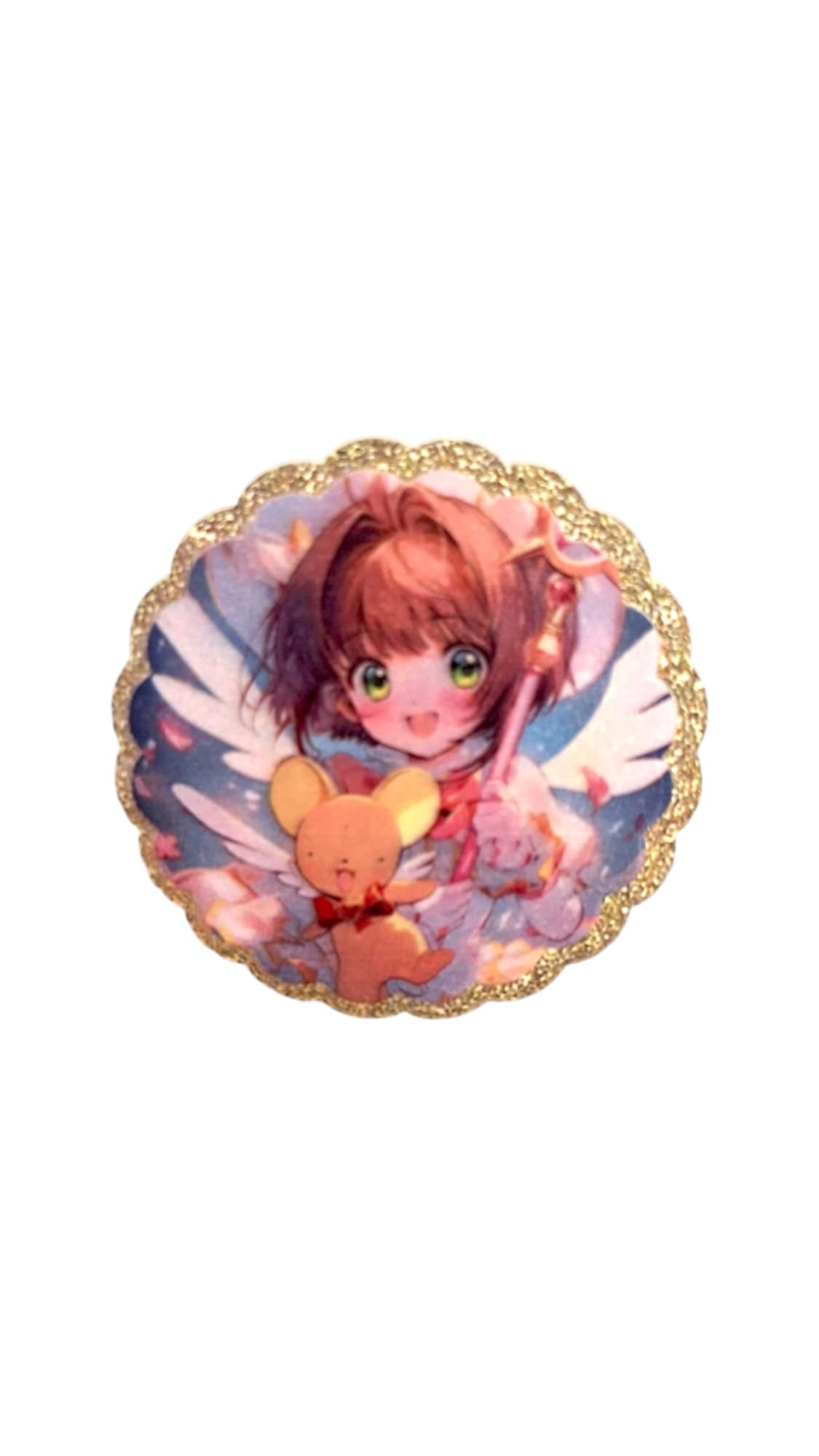 Cute anime girl acrylic clip