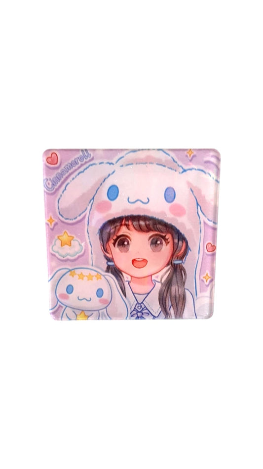Pince à papier fille kawaii