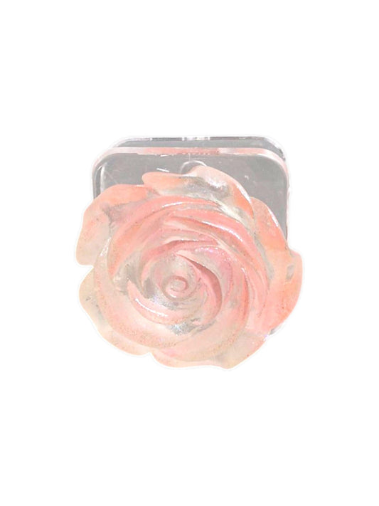 Pince à papier en résine rose