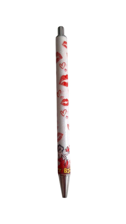 Kiss glitter pen