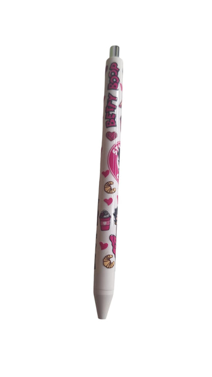 Lady black ink pen