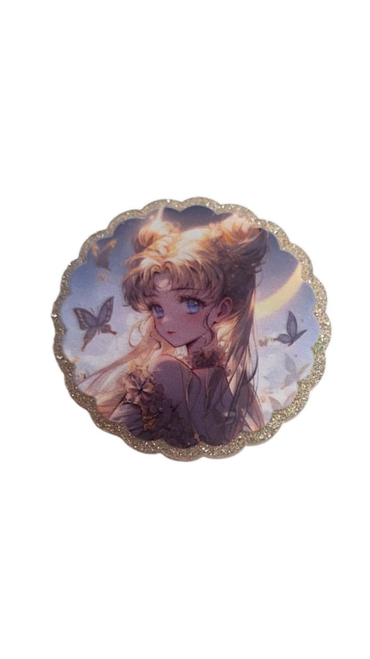Pop socket jolie fille d'anime