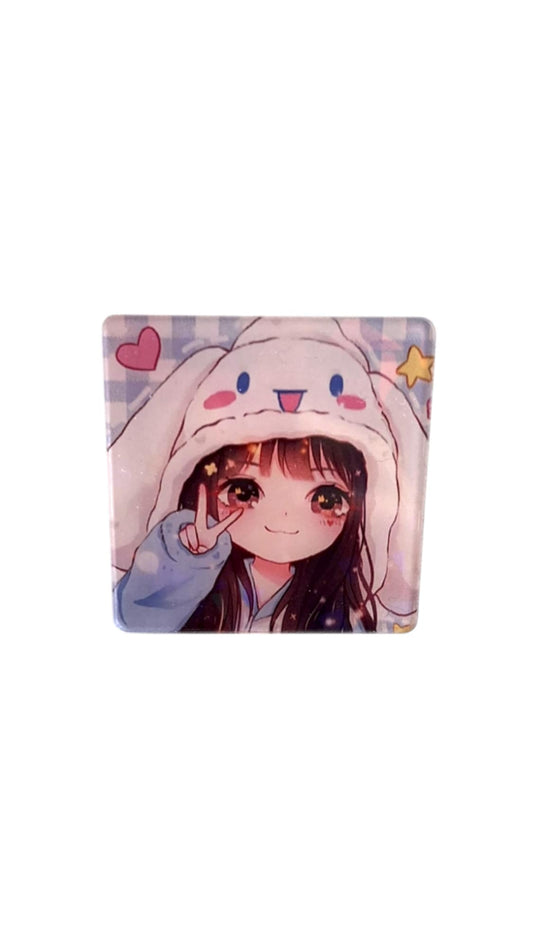 Pince à papier fille kawaii